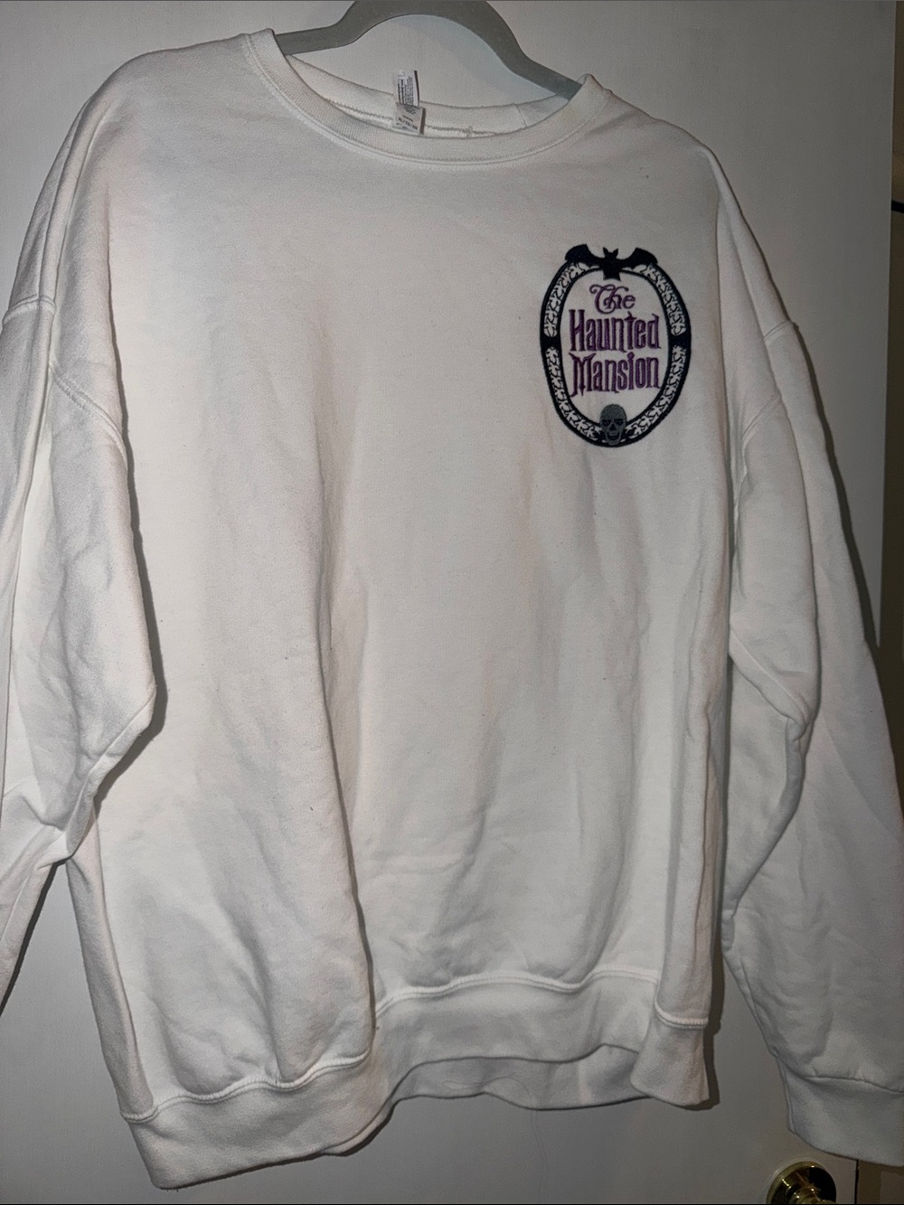 Haunted Mansion White Crewneck Sweatshirt